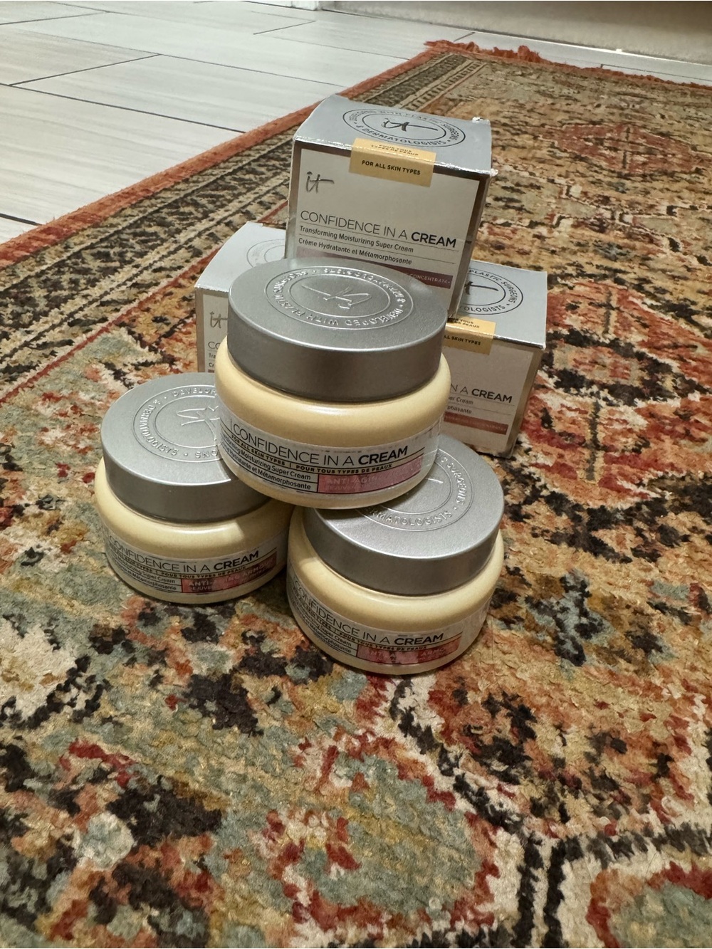 IT Cosmetics Confidence in a Cream Hydrating Moisturizer NIB x3